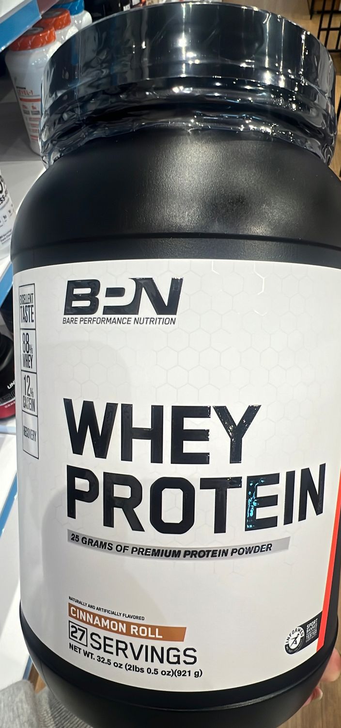 BPN cinnamon roll protein powder