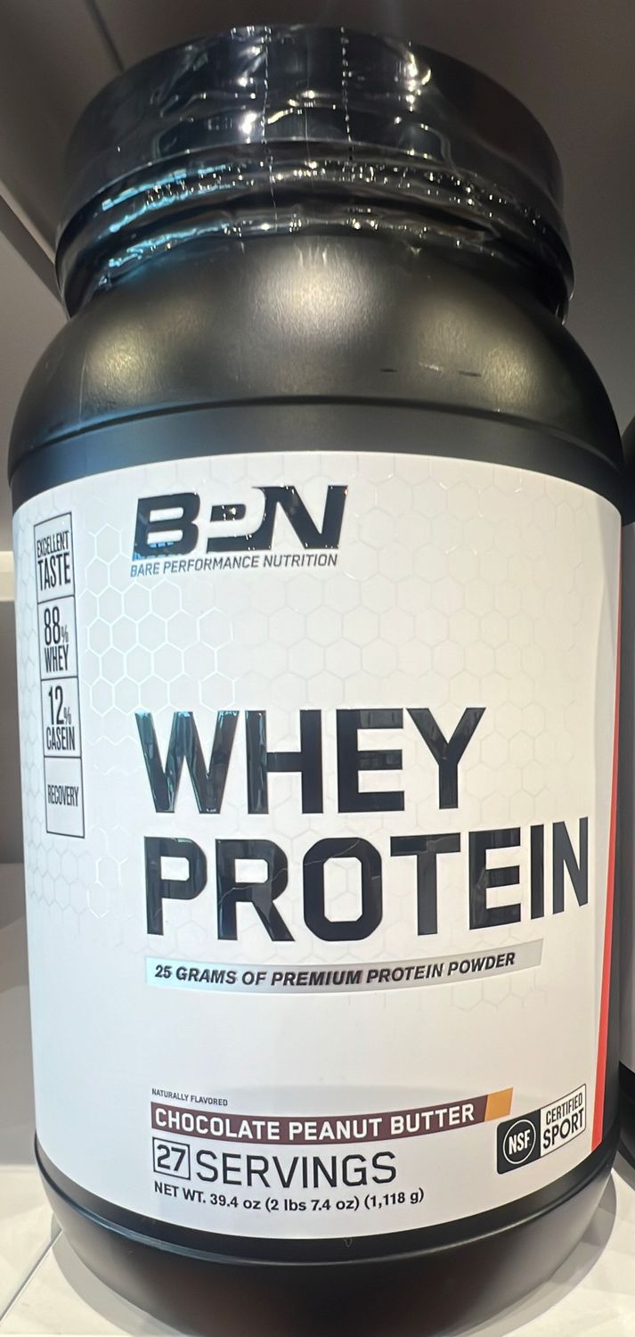 BPN chocolate peanut butter protein powder