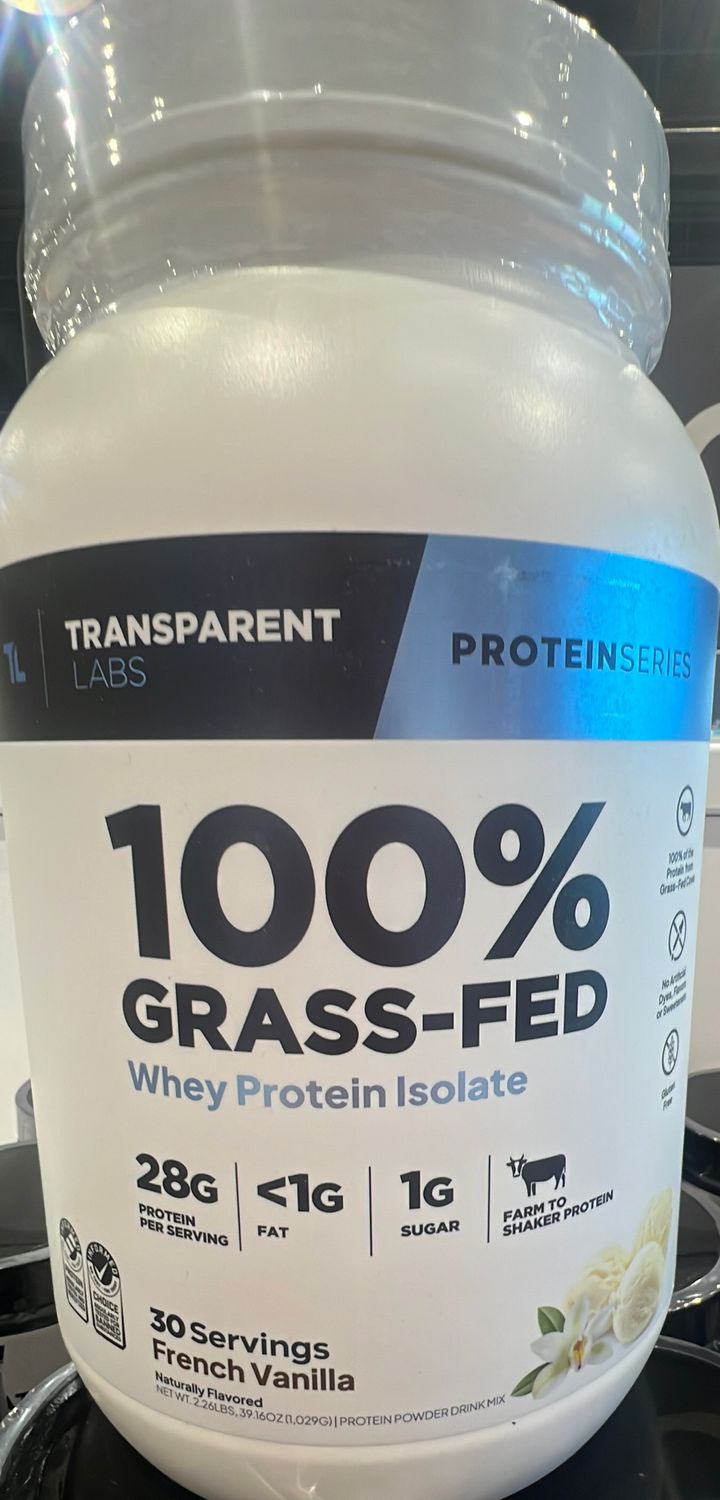 Transparent labs vanilla protein powder