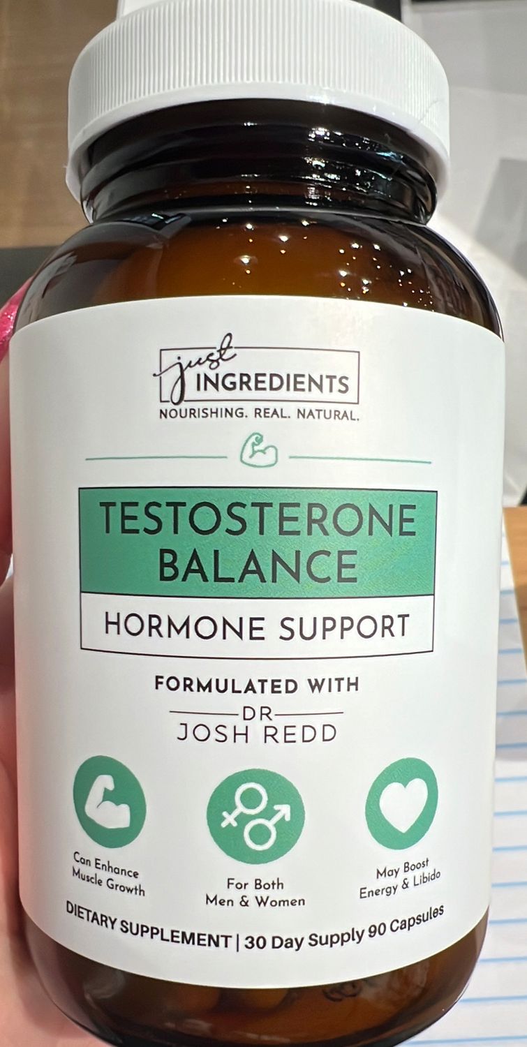 Just ingredients testosterone balance