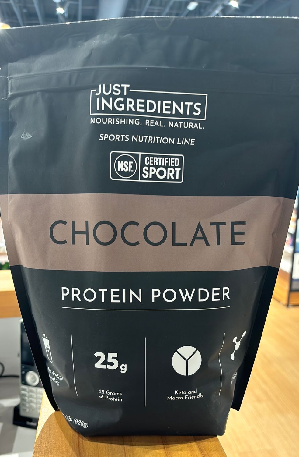 Just Ingredients NSF Chocolate Protein Powder