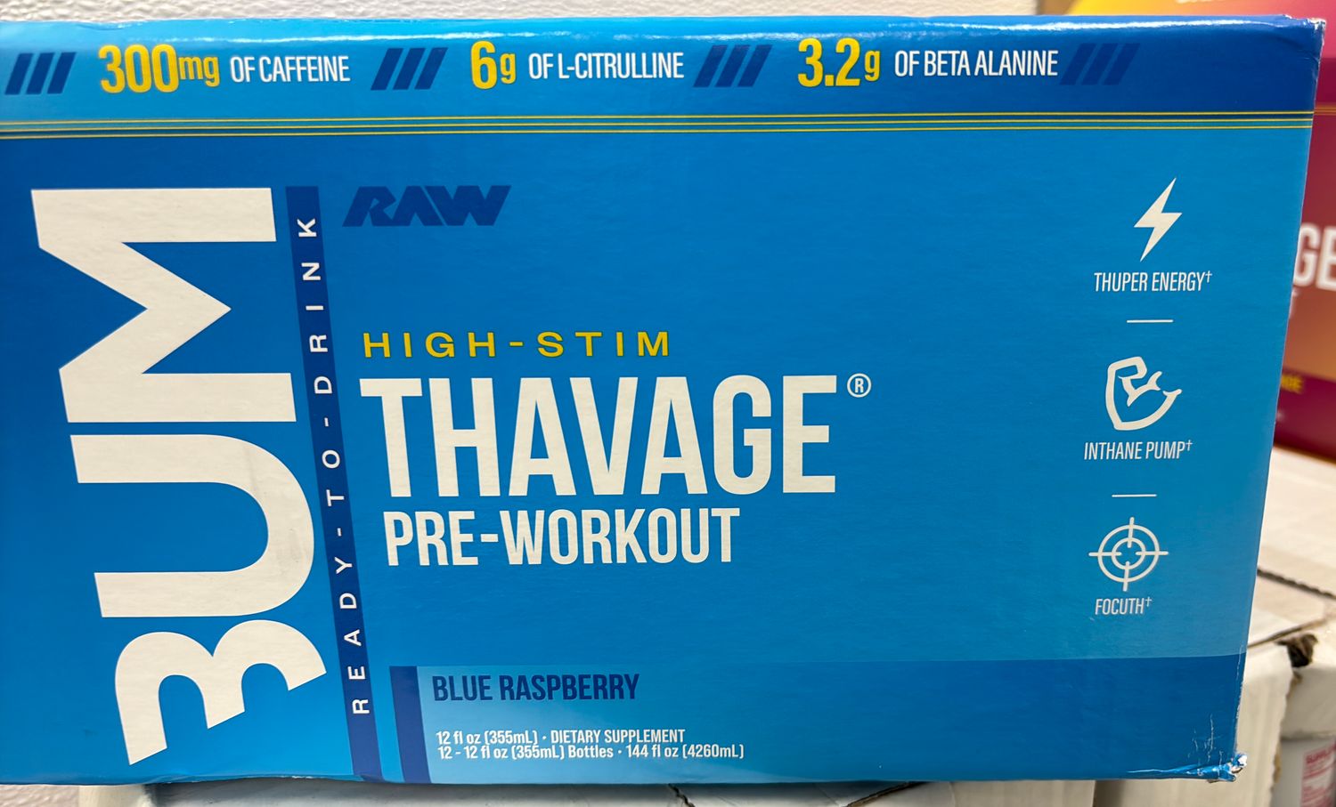 Thavage RTD Case Blue Raspberry