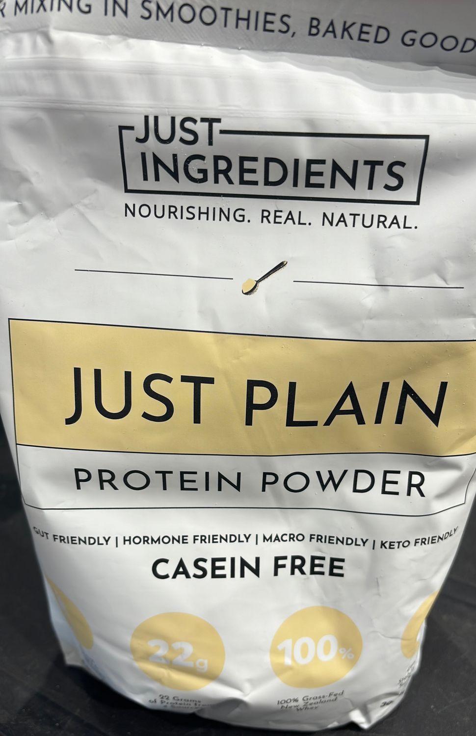 Just Ingredients Just Plain