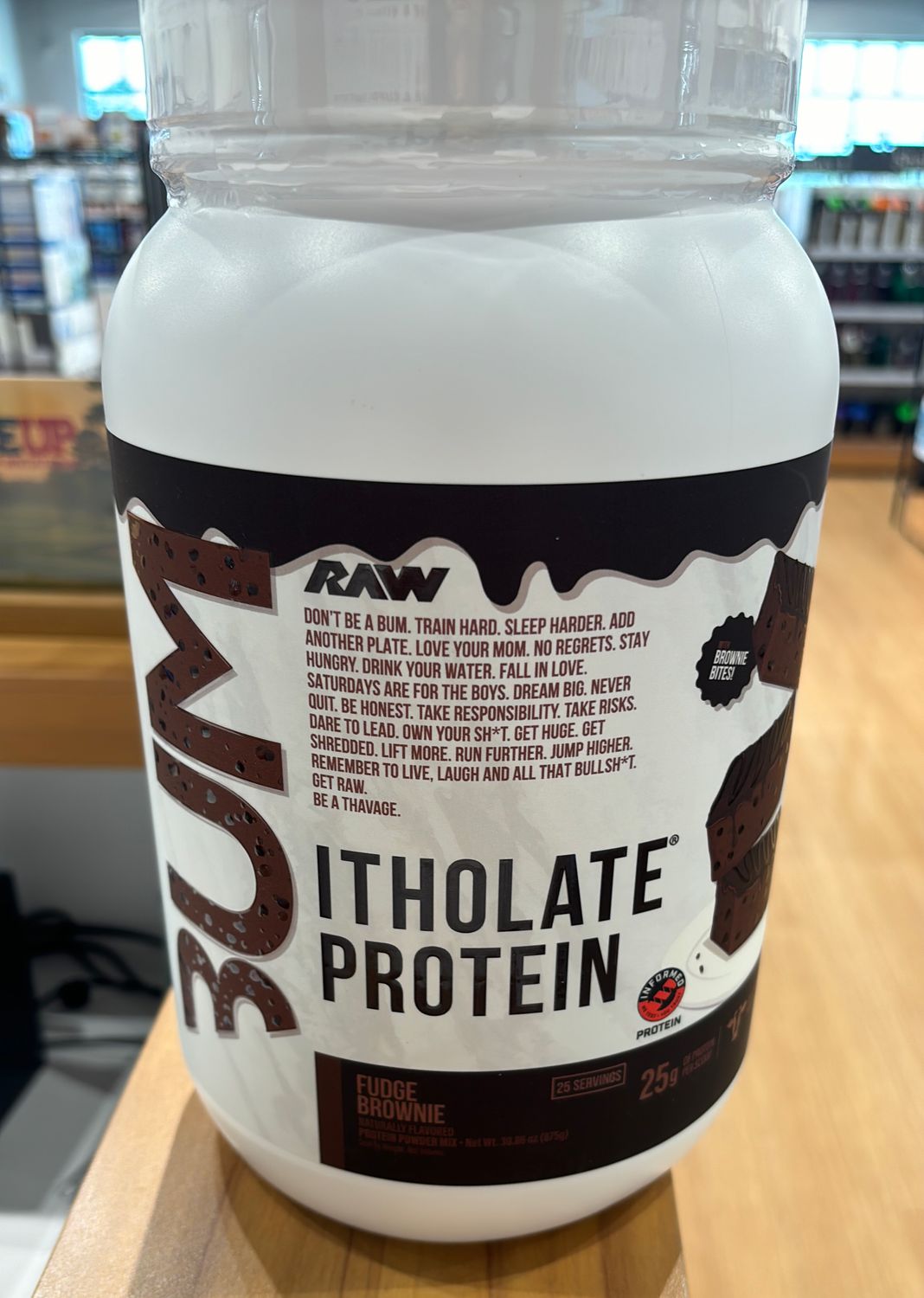 Bum itholate protein Fudge Brownie