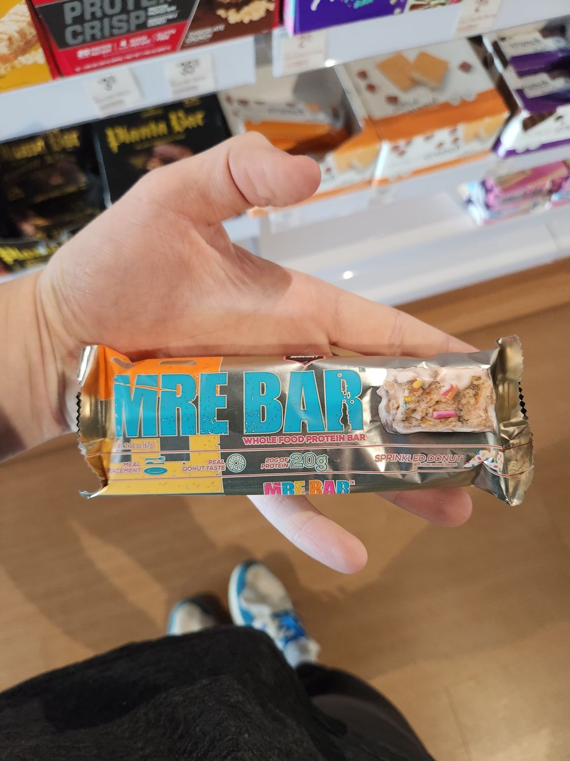 MRE Bar Sprinkled donut single