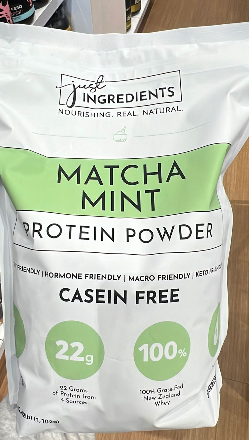 just ingredients matcha mint