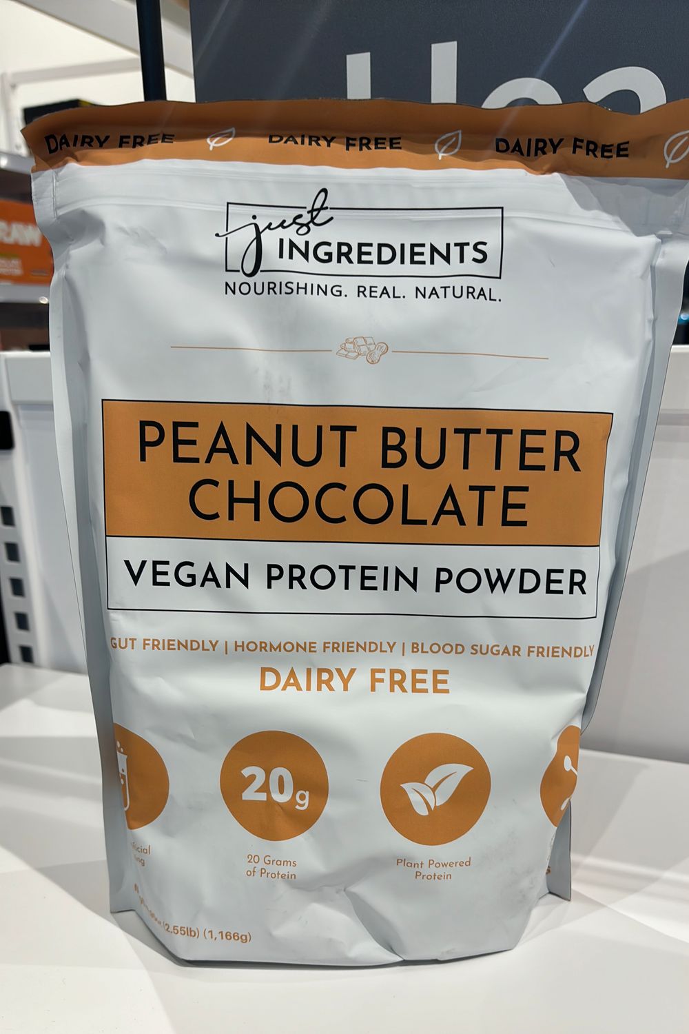 Just Ingredients Dairy Free Peanut Butter Chocolate
