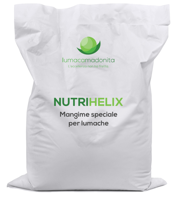 NutriHelix | 100 Kg Mangime speciale per lumache (4 sacchi da 25 kg)