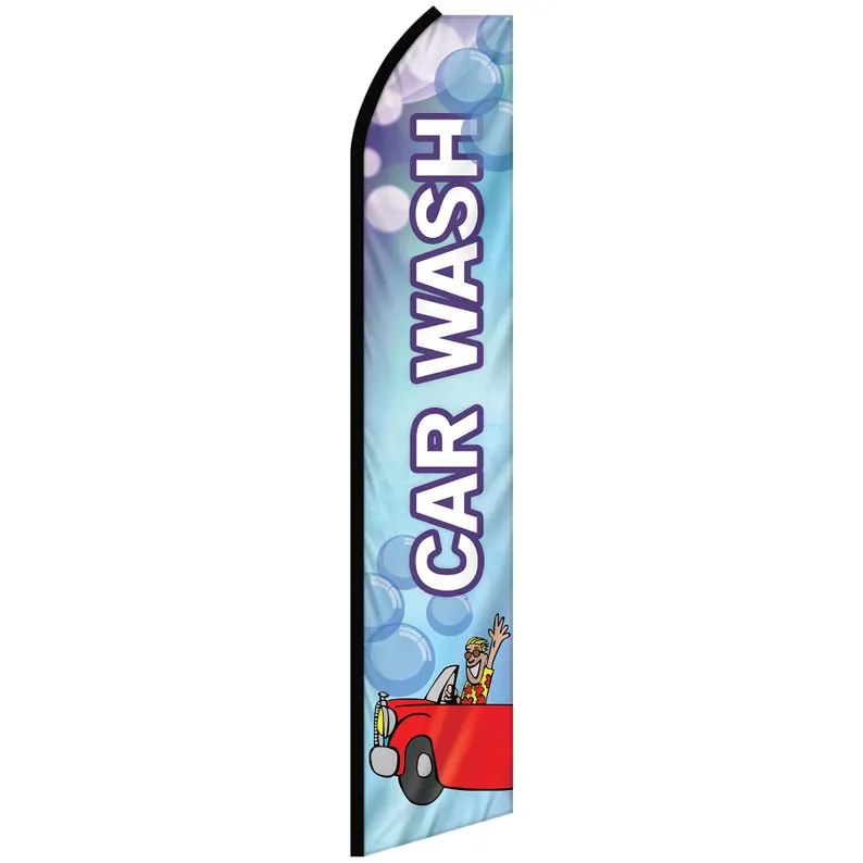 12 ft Digitally printed Custom Swoop Banner