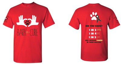 Bark For A Cure Red Shirt