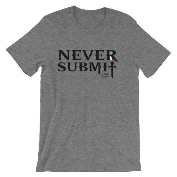 Never Submit Short-Sleeve Unisex T-Shirt