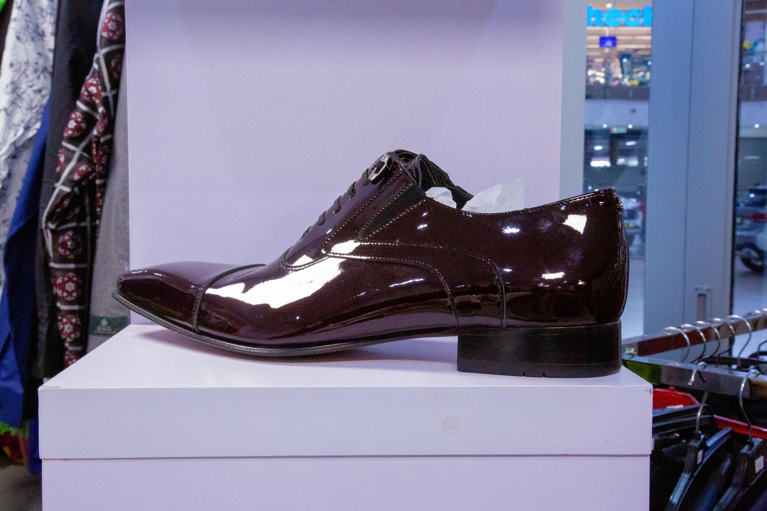 MEN'S LUXURY MAROON FORMAL SHOE