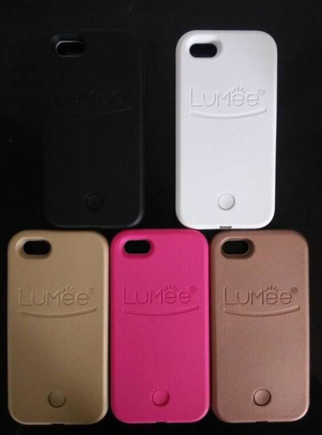 Hybrid led lumee cases iphone 7 plus n iphone 8 plus white fits both( on  stock)