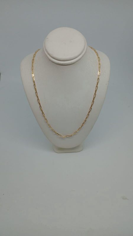 Necklace Gold Filled Paper Clip