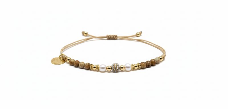 M&amp;D Jasper Natural Stone Bracelet