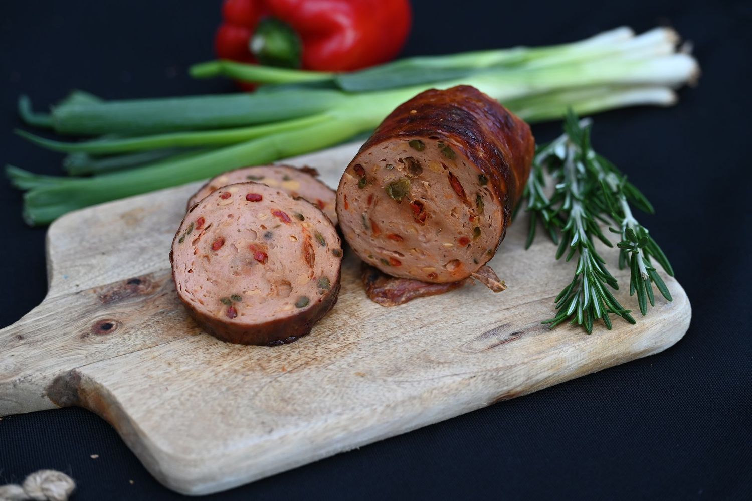 Fleischkäse im Glas - Paprika Käse