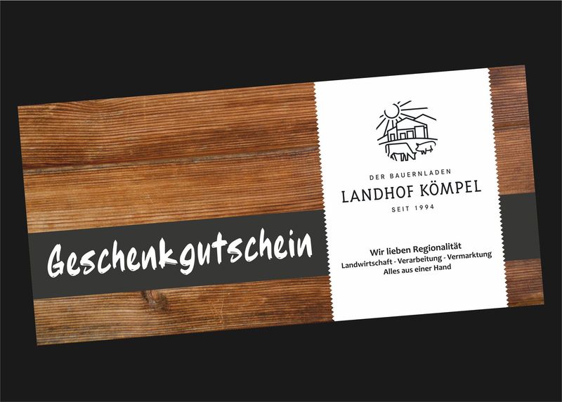 Geschenkgutschein Geschenkgutschein