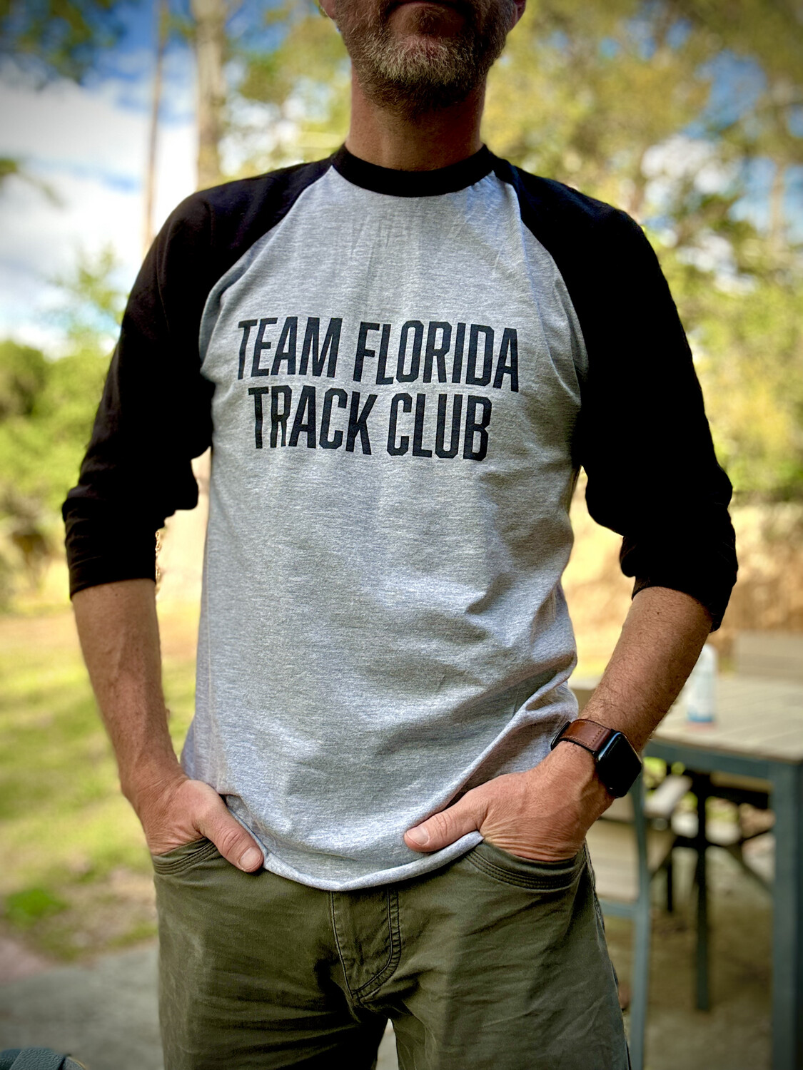 *TFTC 3/4 sleeve raglan shirt