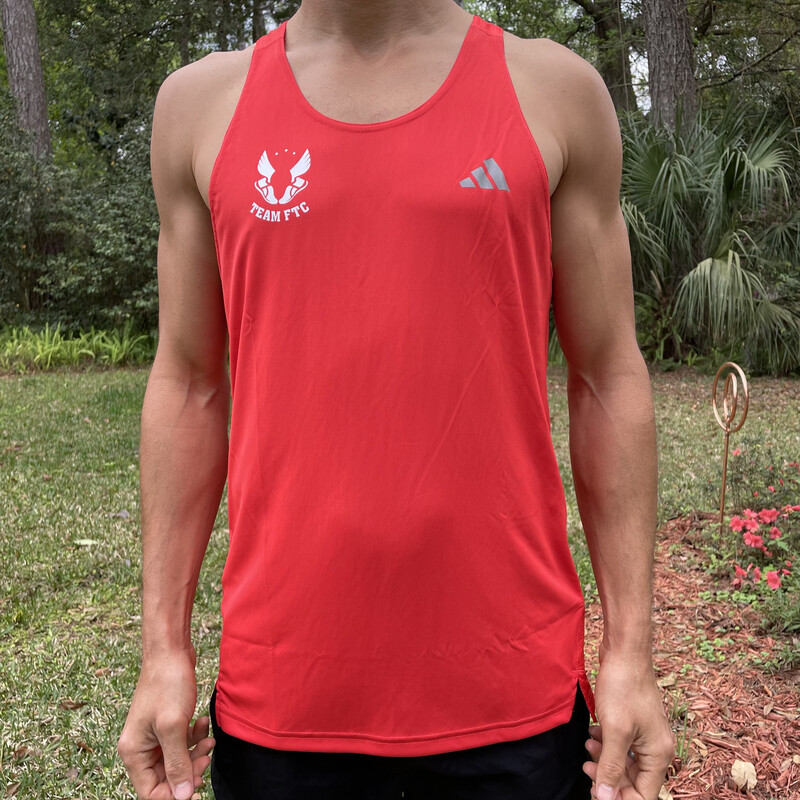 Men&#39;s Adidas Aeroready singlet (Red)