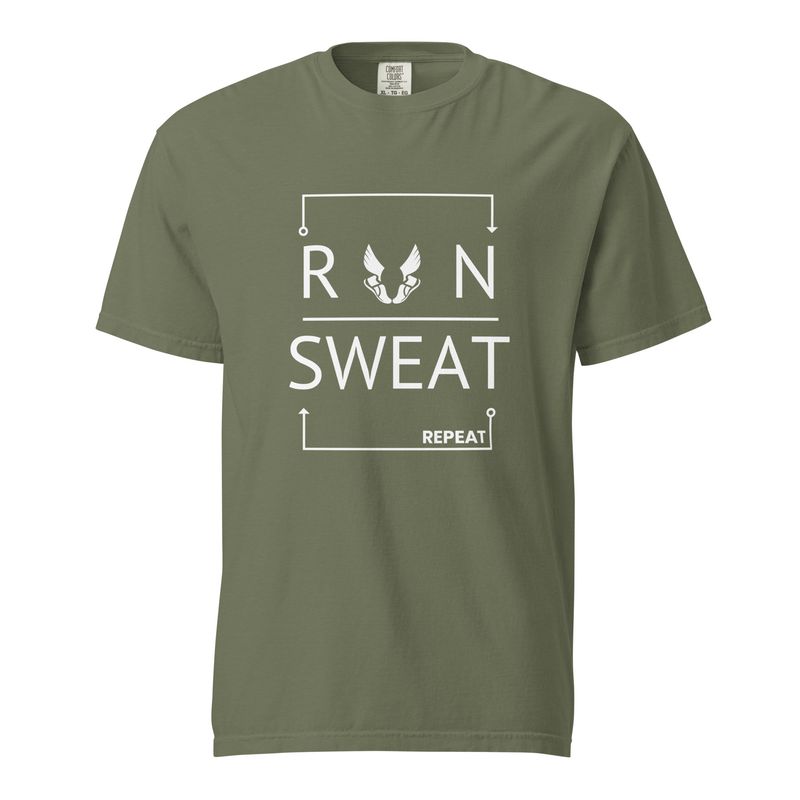 *Run Sweat Repeat Unisex t-shirt