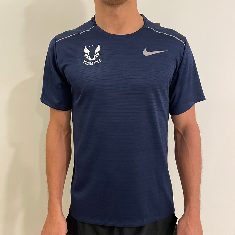 Men&#39;s Nike DRI-FIT Tee (Blue w/reflective stripe)