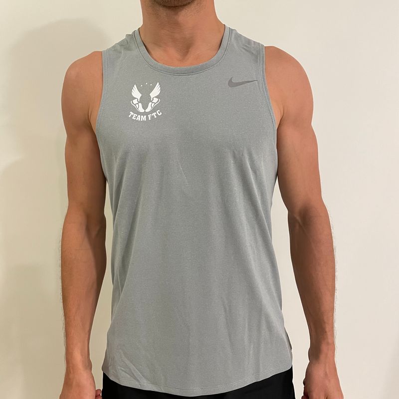 Men&#39;s Nike Miler Dri-FIT Running Tank (Gray)