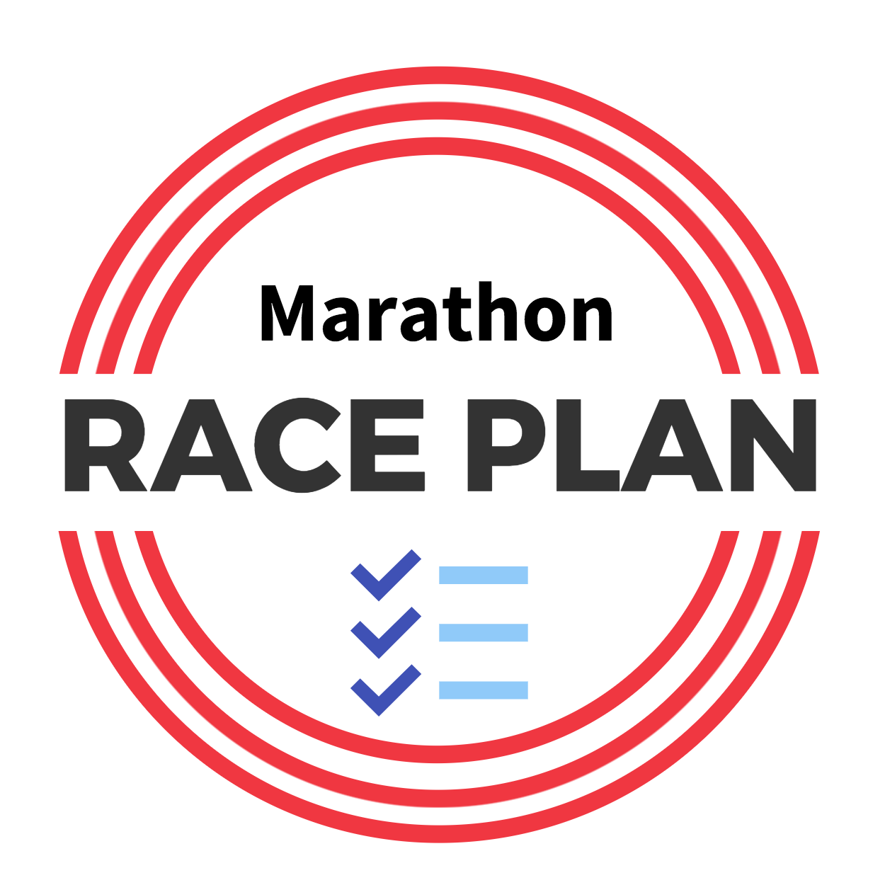 Marathon Detailed Race Plan