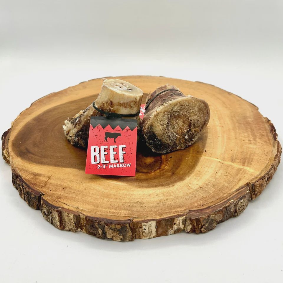 Anderson's Baked Marrow Bones - Beef, Size: 2"-3"