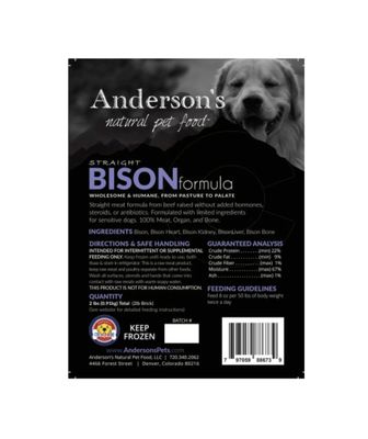Anderson's ColoRAWdo Base Blend - Bison