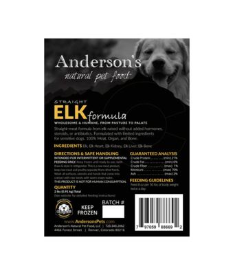 Anderson's ColoRAWdo Base Blend - Elk