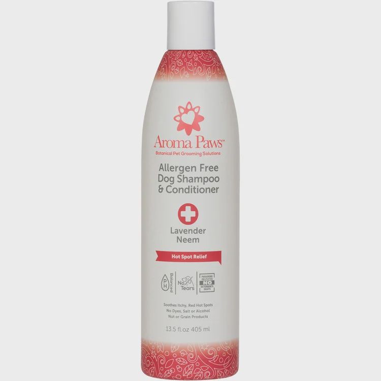 Aroma Paws Shampoo &amp; Conditioner - Lavender Neem Hot Spot Relief