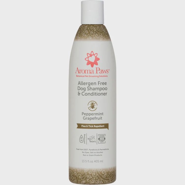 Aroma Paws Shampoo &amp; Conditioner - Peppermint Grapefruit Bug Repellent