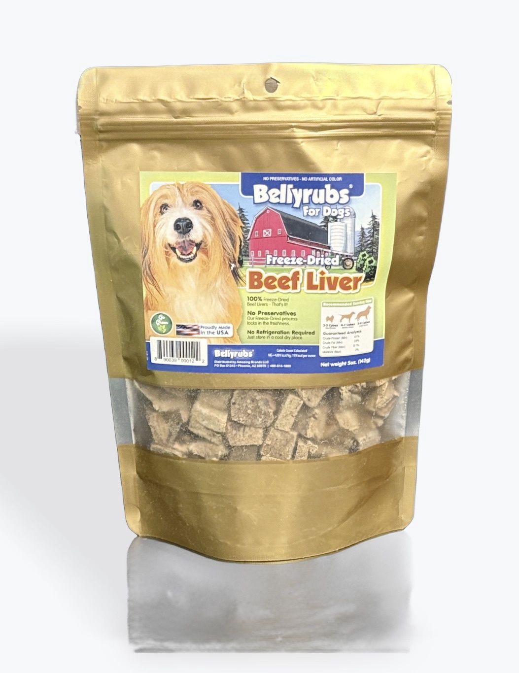 Bellyrubs Organic Beef Liver