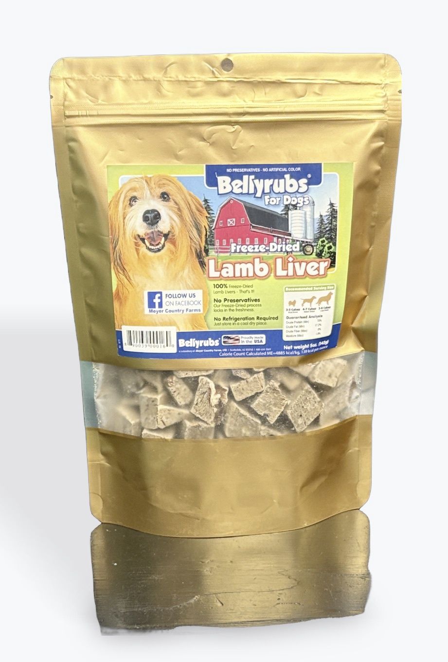 Bellyrubs Organic Lamb Liver