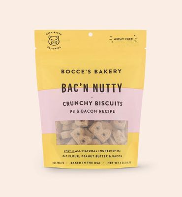 Bocce's Bakery Crunchy Biscuits - Bac'n Nutty