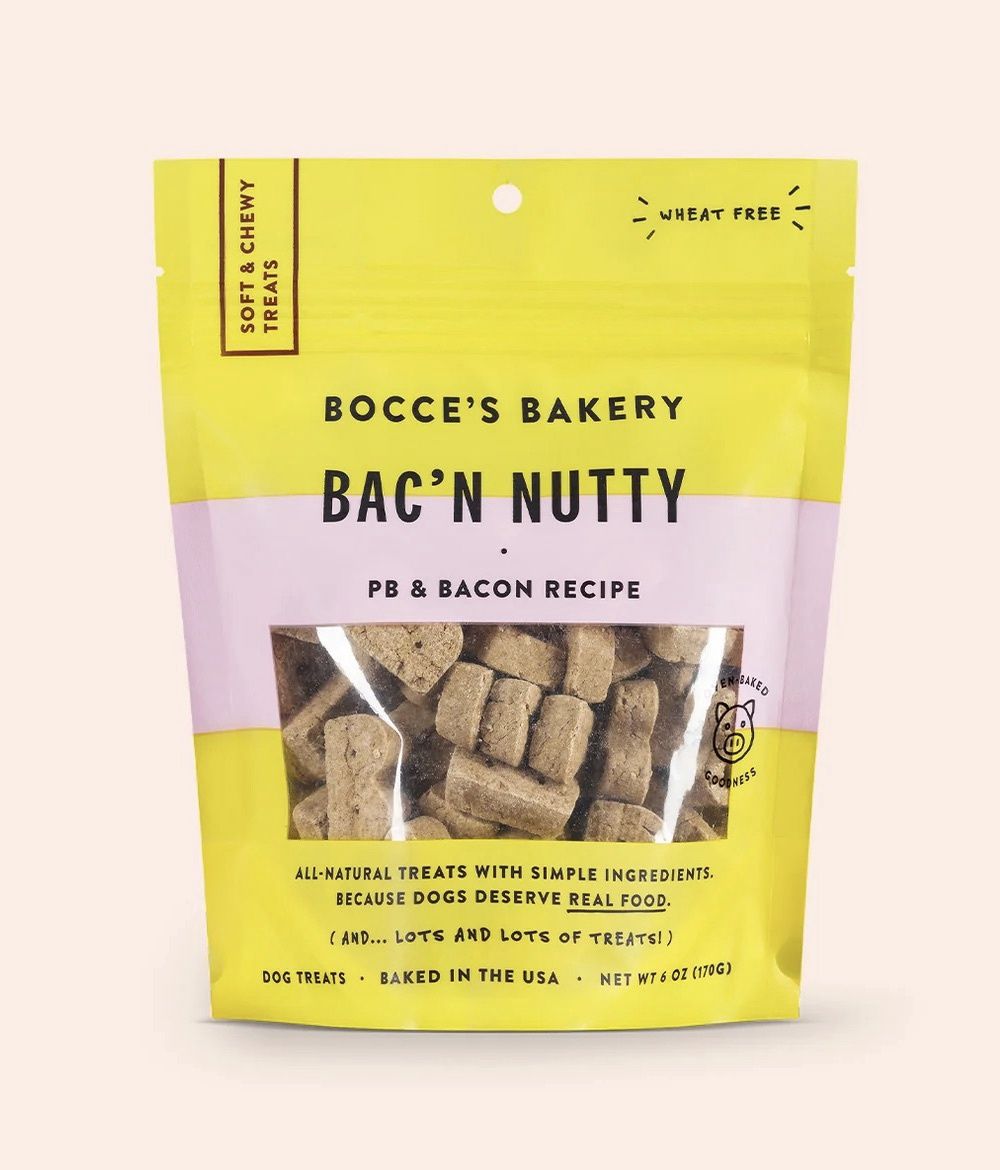 Bocce's Bakery Soft &amp; Chewy Biscuits - Bac'n Nutty