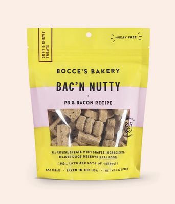 Bocce's Bakery Soft &amp; Chewy Biscuits - Bac'n Nutty