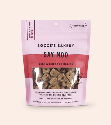 Bocce's Bakery Soft &amp; Chewy Biscuits - Say Moo