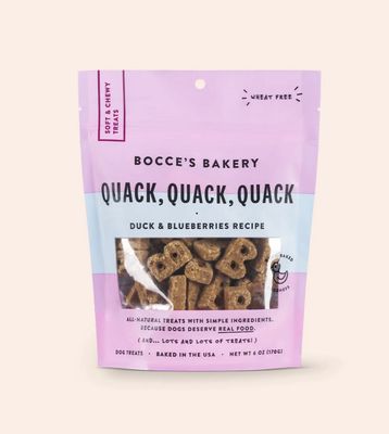 Bocce's Bakery Soft &amp; Chewy Biscuits - Quack Quack Quack