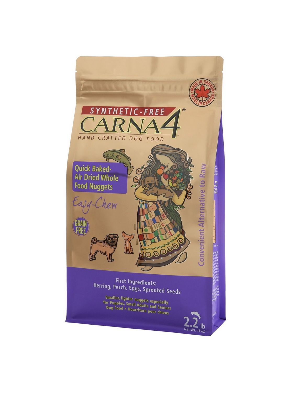 Carna4 Dry Dog Food - Fish, Size: 2.2lb