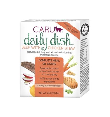 Caru Wet Dog Food - Daily Dish Beef &amp; Chicken Stew