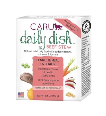 Caru Wet Dog Food - Daily Dish Beef Stew