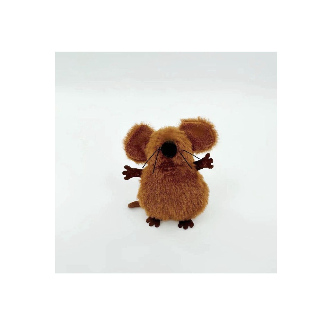 Cheerhunting Cat Toys - Plush Mouse, Colour: Brown