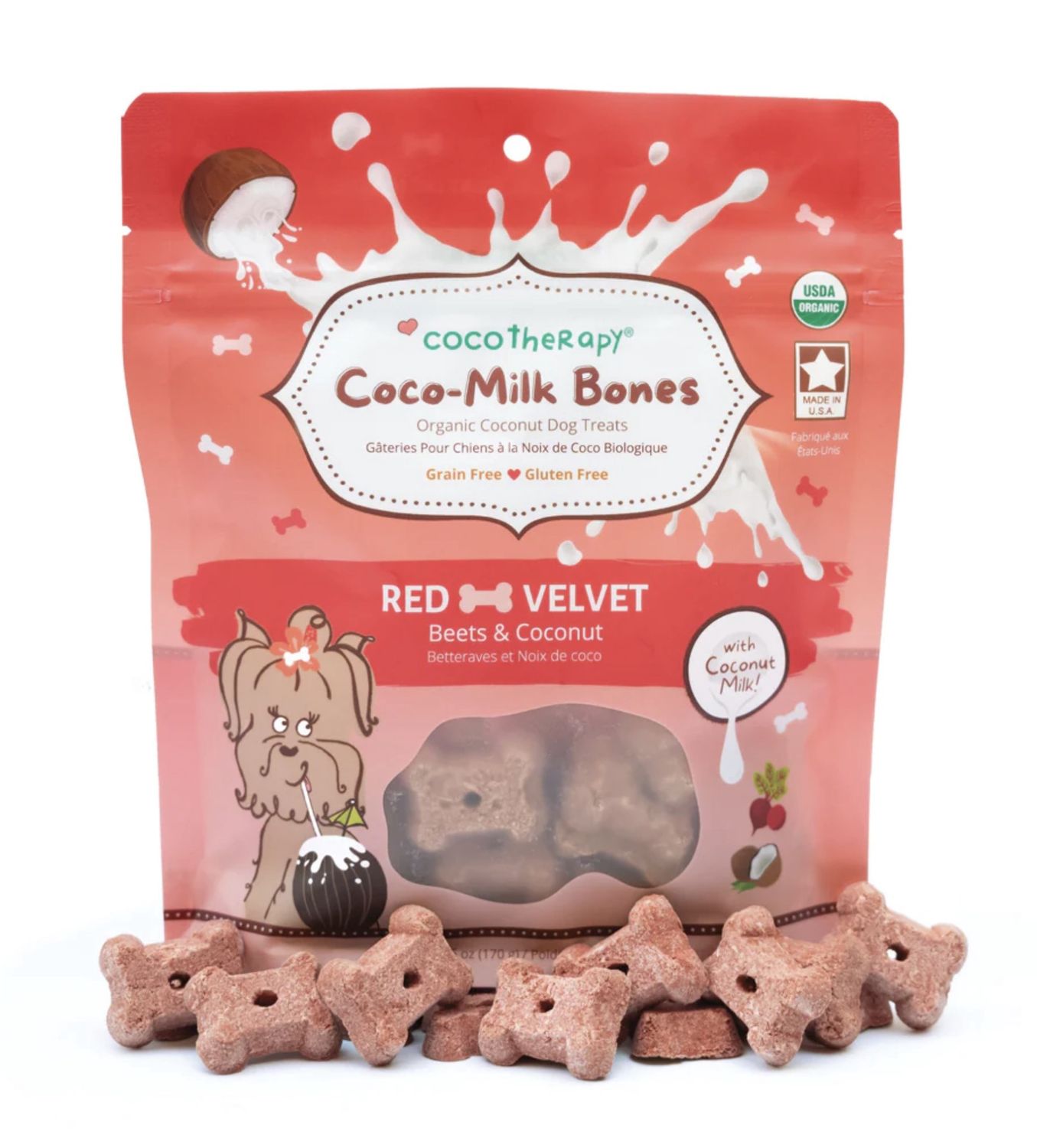 Cocotherapy Coco-Milk Bones - Red Velvet
