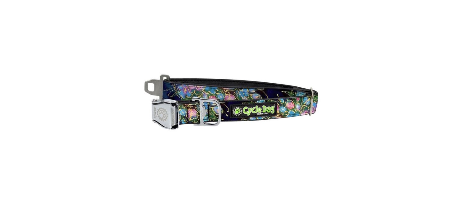 Cycle Dog Collar/Leash - Forget Me Not, Size: MD