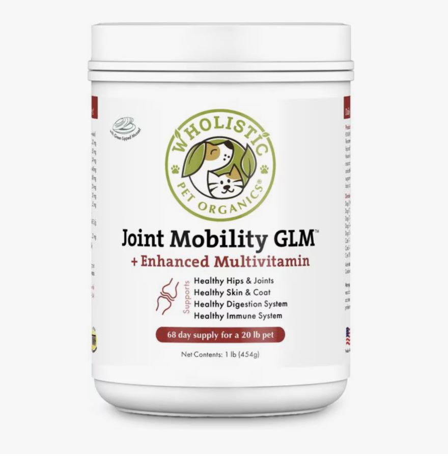 Wholistic Pet Organics Joint Mobility GLM, Size: 1lb