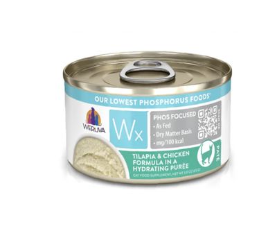 Weruva WX Wet Cat Food - Tilapia &amp; Chicken Puree