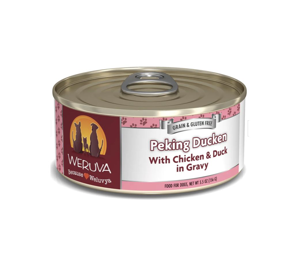Weruva Wet Dog Food - Peking Ducken, Size: 5.5oz