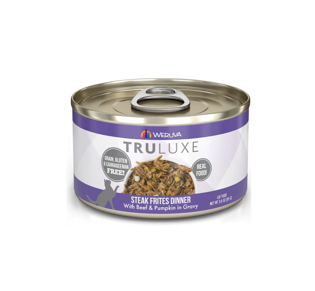 Weruva Truluxe Wet Cat Food - Steak Frites, Size: 3oz