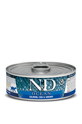 Farmina Ocean Wet Cat Food - Salmon, Cod &amp; Shrimp